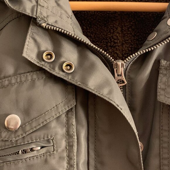 J.Crew dark green field jacket / parka - Picture 3 of 7